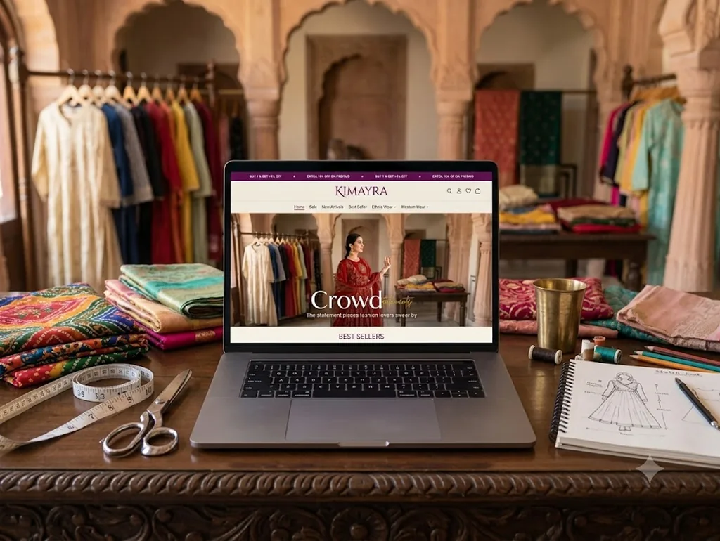 Kimayra website project by Dojobyte